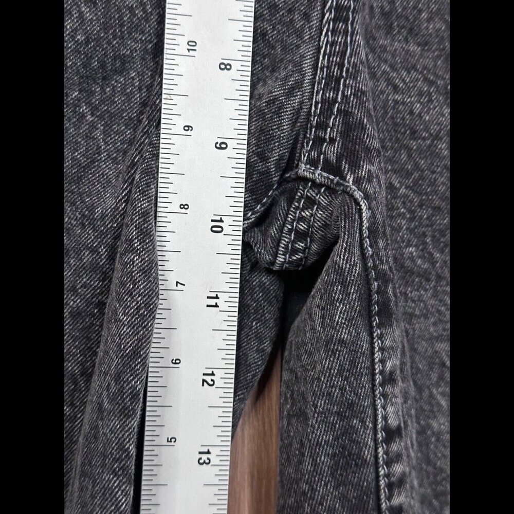 Laser Kitten x Forever 21 Overalls XS Girls Gray Charcoal Wash Rainbow Suspender - Picture 5 of 10